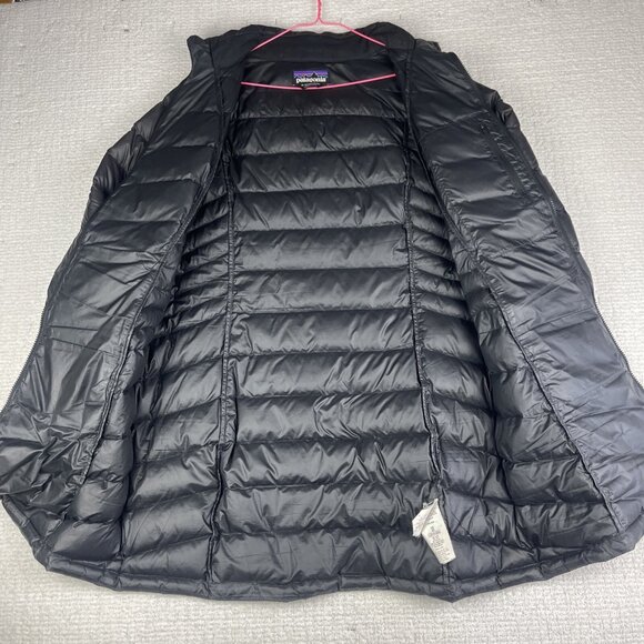 Patagonia Downtown Loft Parka Down Women XL Mid Length Jacket 51884 Black (Read) - Picture 7 of 16